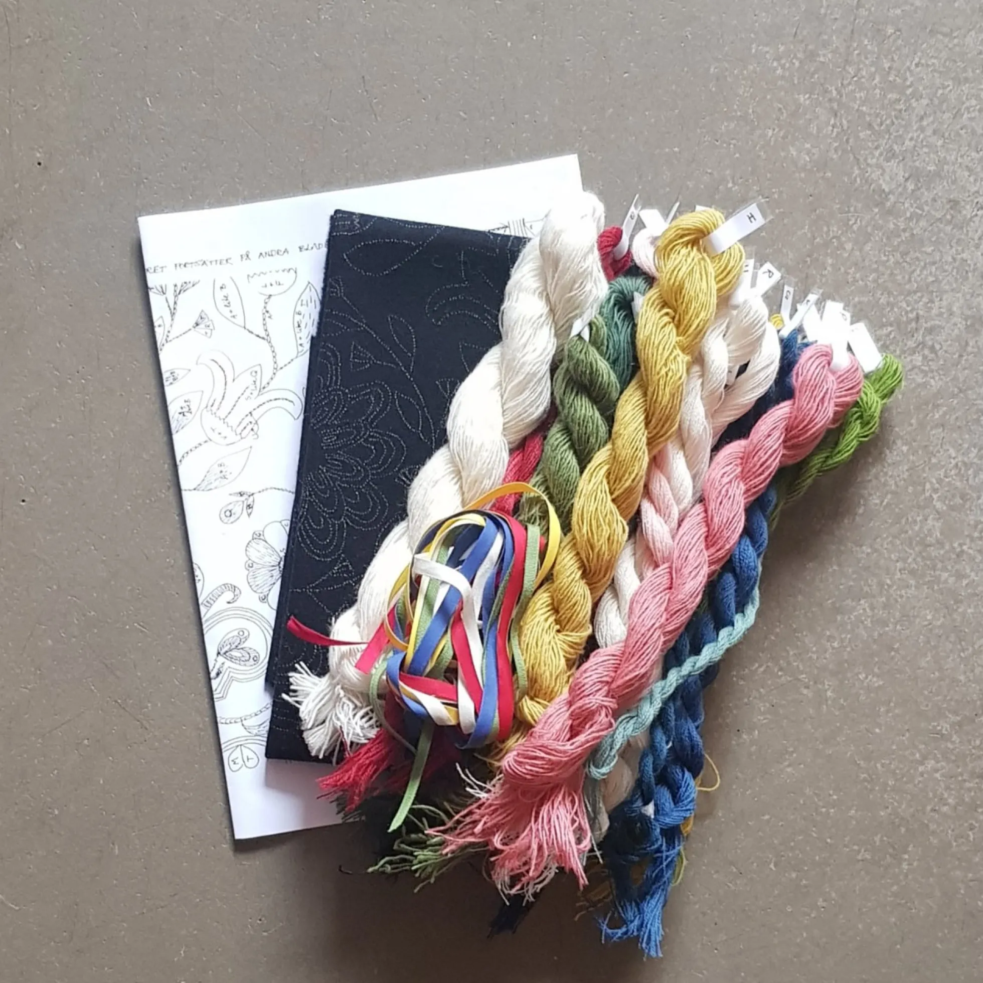 Agedyna med tulpaner, broderikit