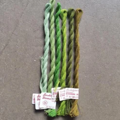 Blomstergarn, lime/grön 6-pack