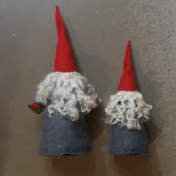 Fin tomte med vitt skägg