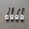 Hänge Fågelholk vit, 4-pack