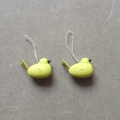 Hänge Fågel lime, 2-pack