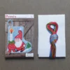 Julstrumpa mini, tomte med ljus, broderikit