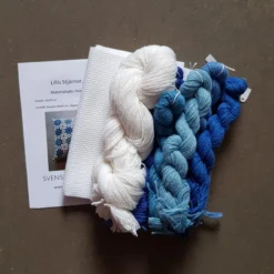 Lillis Stjärnor blå, broderikit