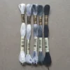 Moulinégarn svart, 5-pack