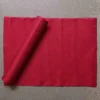 Rutig strandråg 35×50 bordeaux/röd
