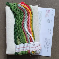 Smultron, löpare, broderikit