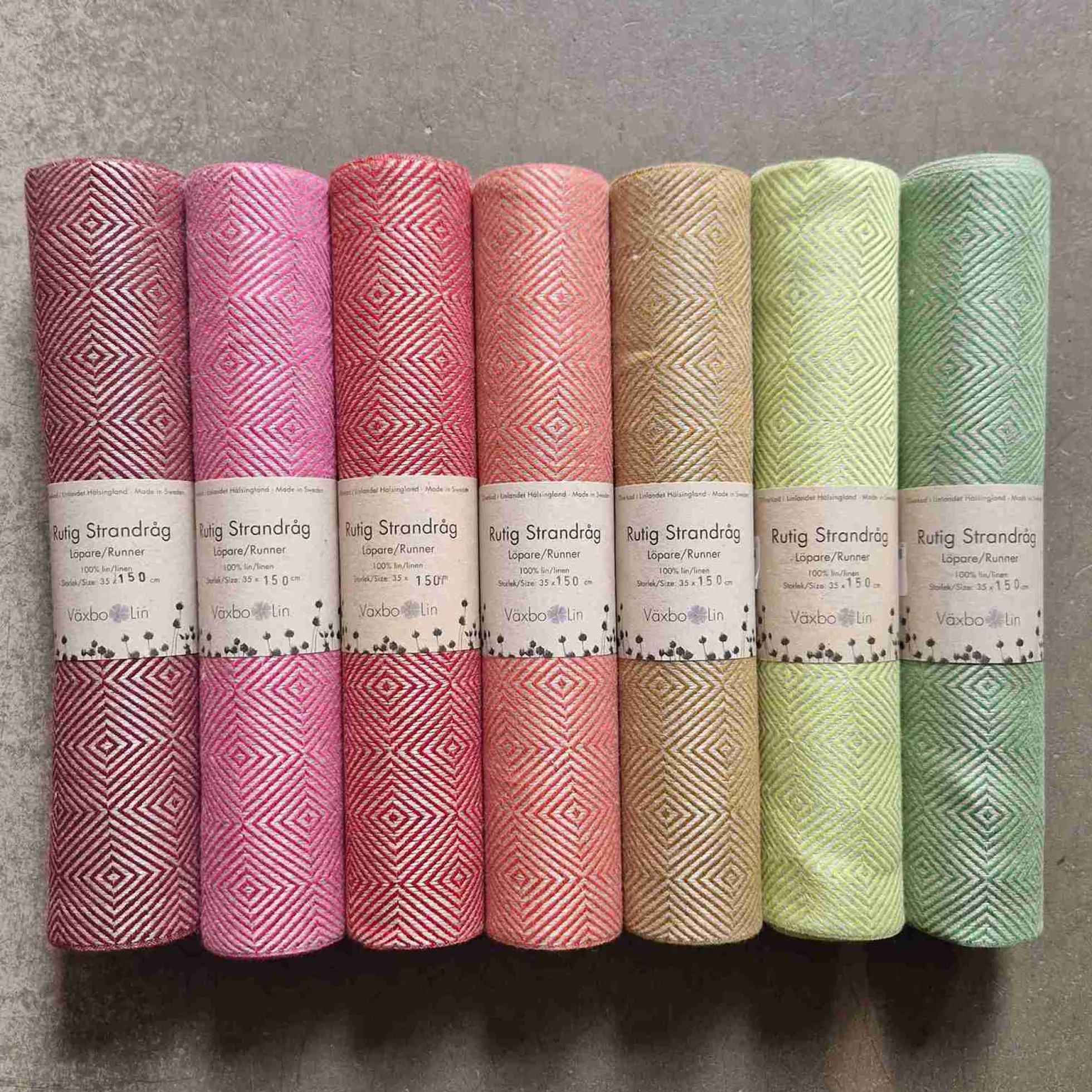 Tablett Rutig Strandråg, 2-pack