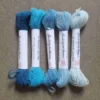 Ullgarn för broderi, turkos