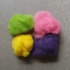 Ulltussar, grön/rosa/gul/lila