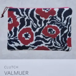 Vallmo, broderikit börs